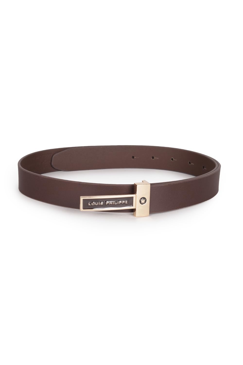 louis philippe Men Solid Formal Italian Leather with Dual Tone Buckle Belt-picture-38