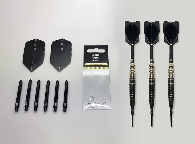 ダーツセット ケース その他もろもろ 付属品多数 初心者向け】 初めてのブラスダーツセット 899円 CONDOR