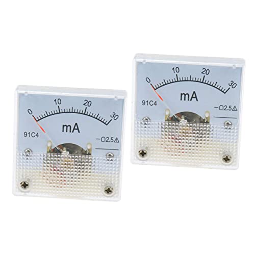 Ammètre analogique iplusmile (4 pièces) pour circuits automobiles et mesures électroniques