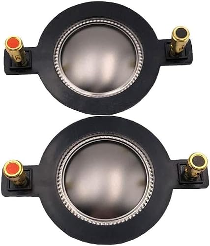 Desconocido 2 uds 44,4 MM Altavoz de Bobina de Voz de Agudos reemplazo de diafragma de Membrana de Tono Alto Conjunto de Piezas de reparación de Tweeter