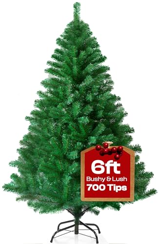 KLASS 6ft Artificial Christmas Tree with Metal Stand
