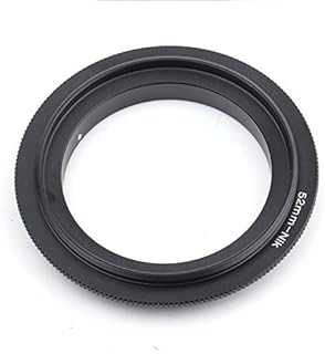 Pixco 52mm Macro Reverse Adapter Ring for Nikon D810A, D7200, D5500, D750, D810, D5300, D3300, Df, D610