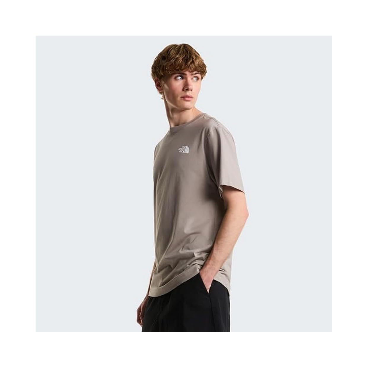 THE NORTH FACE Herren Evolution Box NSE Regular Short Sleeve T-Shirt, Stone Slab, XL – Ansicht 3