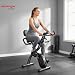 SPORTNOW 3 in 1 Heimtrainer Fahrrad Klappbar Leise Liegeergometer mit LCD Monitor Bluetooth Herzfrequenz Sensor Widerstandsband Senioren Hometrainer Fahrrad mit verstellbar Sitz Ergometer Heimtrainer