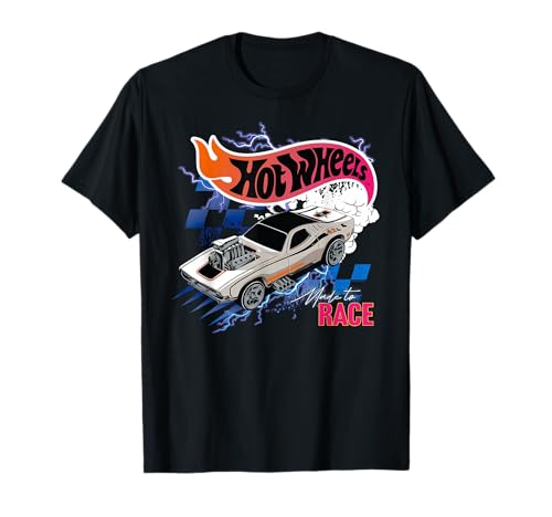 Hot Wheels 90s Vintage Made to Race Lightning T-Shirt - image 1