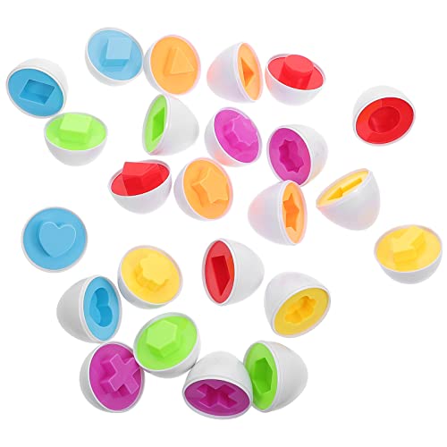 Balacoo 12 stücke form modellierung passende ei spielzeug kinder pädagogische spielzeug kognition spielzeug Cover