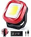LED Arbeitsleuchte Akku, 1000 LM LED Werkstattlampe Inspektionsleuchten, LED Strahler Wiederaufladbare Werkstattlampe mit Magnet, 4 Lichtmodi für Baustelle,Werkstatt,Wandern, Zelt, Notfall
