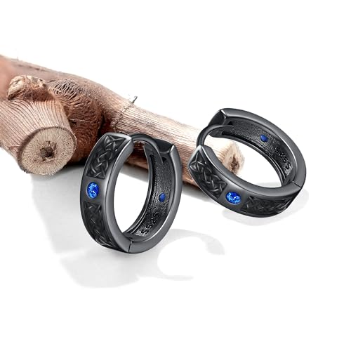 Black Hoop Earrings3