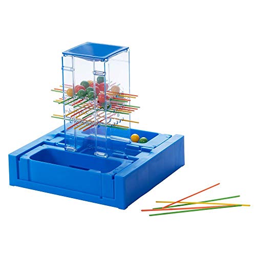 Mattel Games Travel Kerplunk, Portable Kids Game with Built-in Storage
