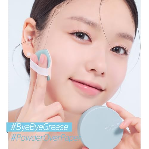 Image of ETUDE Sebum Soak Jelly Pressed Powder makeup setting powder oil control, matte finish for oily and combination skins