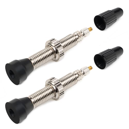 WTB Standard Presta Valves (34mm) For Tubeless Bike Tires, 2-Pack