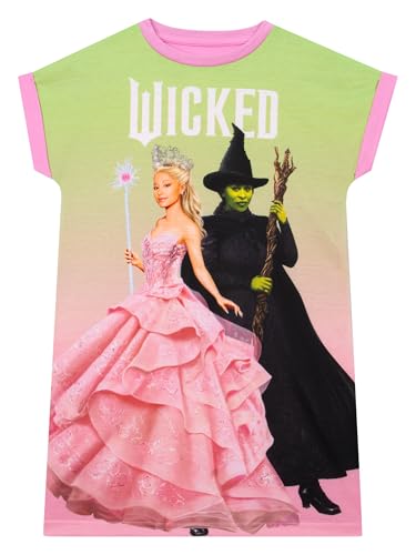 wicked Pajamas | Girls Sleep Shirt | Glinda And Elphaba Girls Nightgown