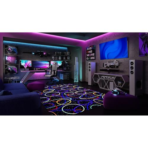 Tapete decorativo 4' x 6' Joy Carpets Looped miniatura 6