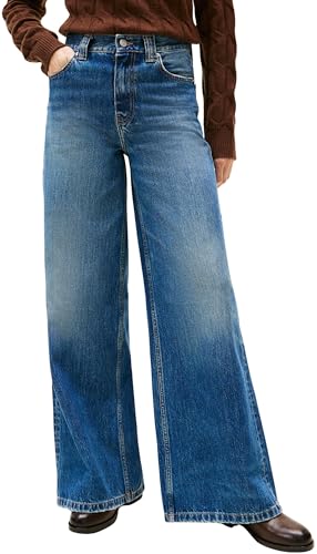 Tommy Hilfiger DNM Kris 70's Wide Leg Hw jean large taille haute femme WW0WW46731
