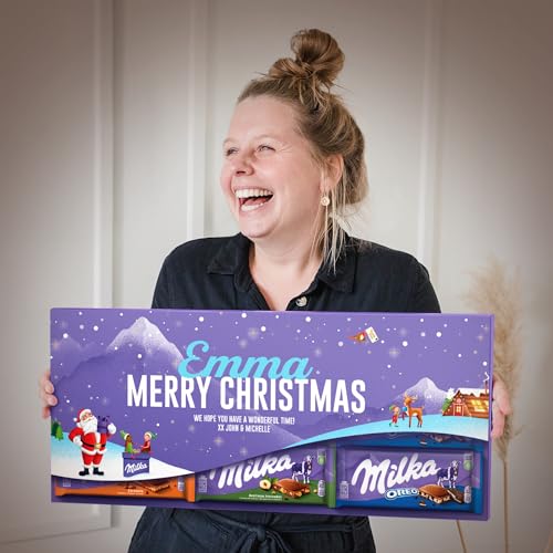 Riesen Milka Schokoladentafel personalisiert mit Namen und Botschaft - Personalisiertes XL Mega Milka Schokoladengeschenk mit 9 Schokoladentafeln (900 Gramm - Riesen Milka) Riesen Milka Schokoladentafel personalisiert mit Namen und Botschaft - Personalisiertes XL Mega Milka Schokoladengeschenk mit 9 Schokoladentafeln (900 Gramm - Riesen Milka)