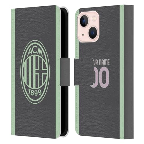 Housse cuir iPhone 13 Mini AC Milan troisième kit 2024/25 Head Case Designs