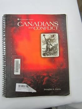 Spiral-bound Canadians and conflict Book