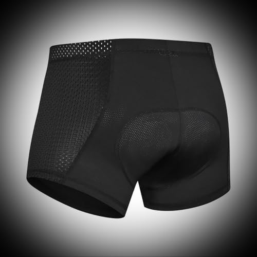 Shorts De Cyclisme Homme Turbovera - Avec Coussinets En Silicone, Respirant - 88% Polyester, 12% Spandex - Pour Vélo, Course, Fitness