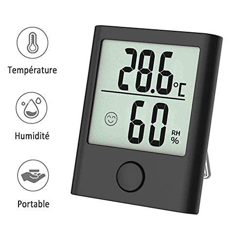 ABsuper Thermom/Hygrom für drinnen und lüften, Luftfeuchtigkeit, elektronisch, komfortabel