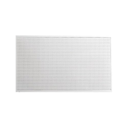 Bilaida スチール パンチングボード 白 磁石対応 壁面をどこでも収納空間に フックが取り付けやすい デスクまわり キッチン 配線の整理 工具収納 DIY 飾りつけ みせる収納 (幅60×奥行2×高さ40cm)