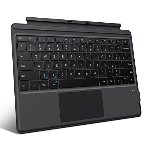 Fintie Type Cover for 13 Inch Microsoft Surface Pro 9 / Surface Pro 8 / Surface Pro X, Ultra Thin Slim Portable Detachable Wireless Bluetooth 5.1 Keyboard with Trackpad/Built-in Rechargeable Battery