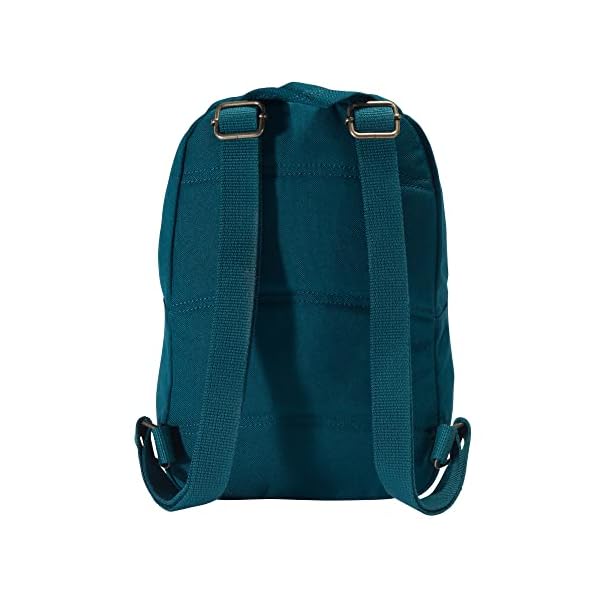 Carhartt Mini Backpack, Everyday Essentials Daypack for Men and Women, Tidal, One Size - Image 4