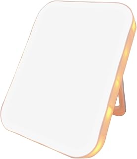 Espejo de escritorio plegable Luces LED Color...