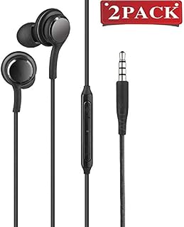 3.5mm Wired in-Ear Earbuds with Mic and Remote Control,Aux Headphones/Earphones Compatible with Galaxy