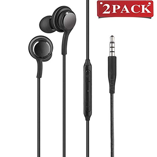 3.5mm Wired in-Ear Earbuds with Mic and Remote Control,Aux Headphones/Earphones Compatible with Galaxy