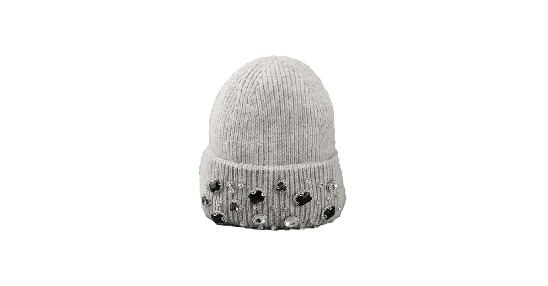 帽子 Volume Knit Beanie Women's Soft Knitting Visor Beanie Winter Hat with Brim