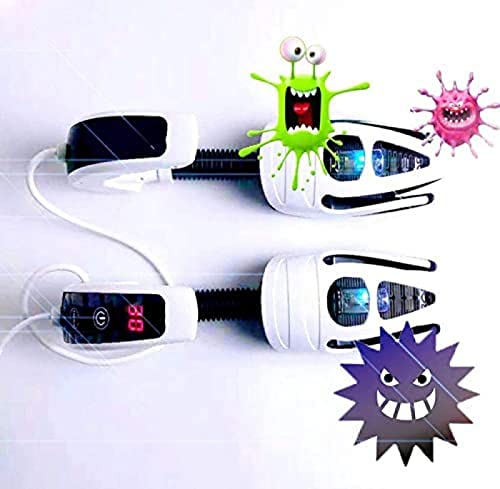 Desinfectante y secador de zapatos con luz UV para eliminar bacterias y hongos, promueve la salud y la comodidad de los pies