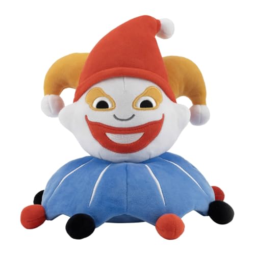 Shopular 10" Joker Clown Plush Stuffed Plushies Doll Figure Pillow Poker Game Cosplay Merch Adult Fans Gift