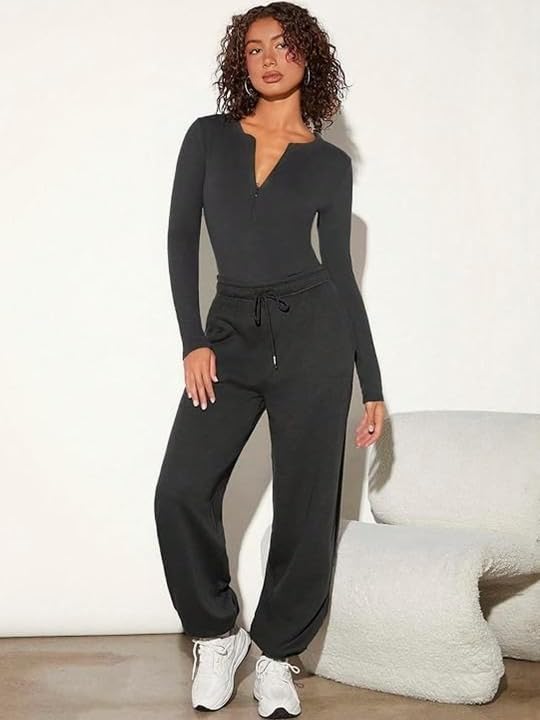 Image of Women?s Casual Jogger Pants ? Soft Pants with Adjustable Drawstring & Side Pockets