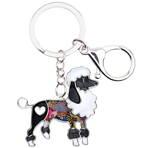 Porte-clés Poodle Dog WEVENI pour personnaliser votre sac à main