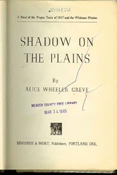 Hardcover Shadow on the Plains Book