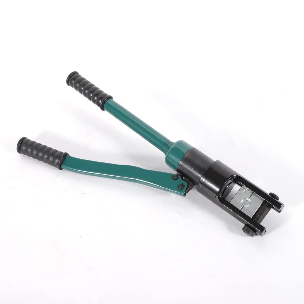Pinza crimpatrice idraulica da 16 a 300 mm², 16 tons, pinza da schiacciamento, capicorda con 10 set di stampi a crimpatura