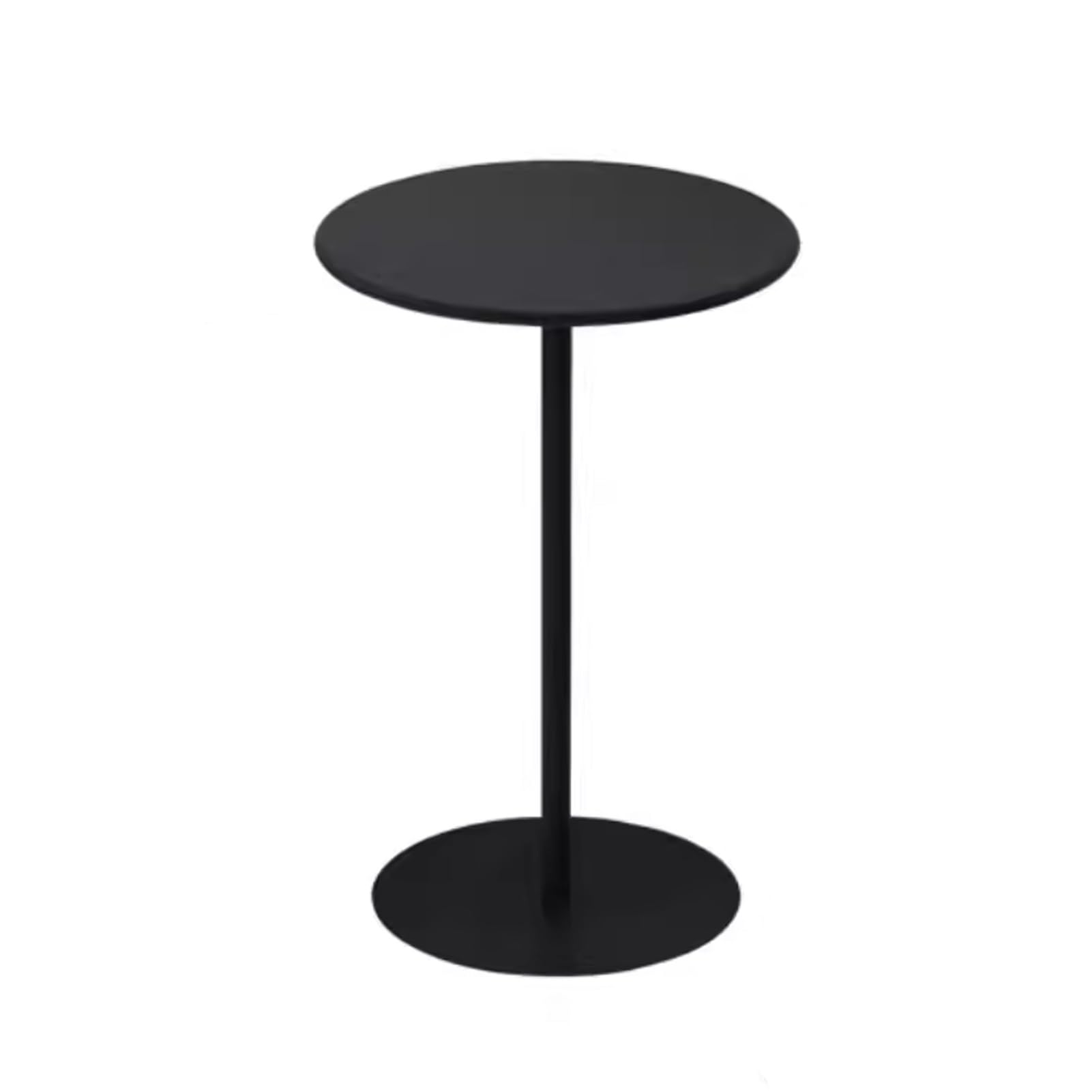Junvstor Tall Top Table Round Bar Table, Black Counter Bistro Pub Tables, Juvstor Circular Cocktail Dining Table for Home, Office and Kitchen, Coffee Drink Table for Indoor Outdoor(Black,40x40x72cm)