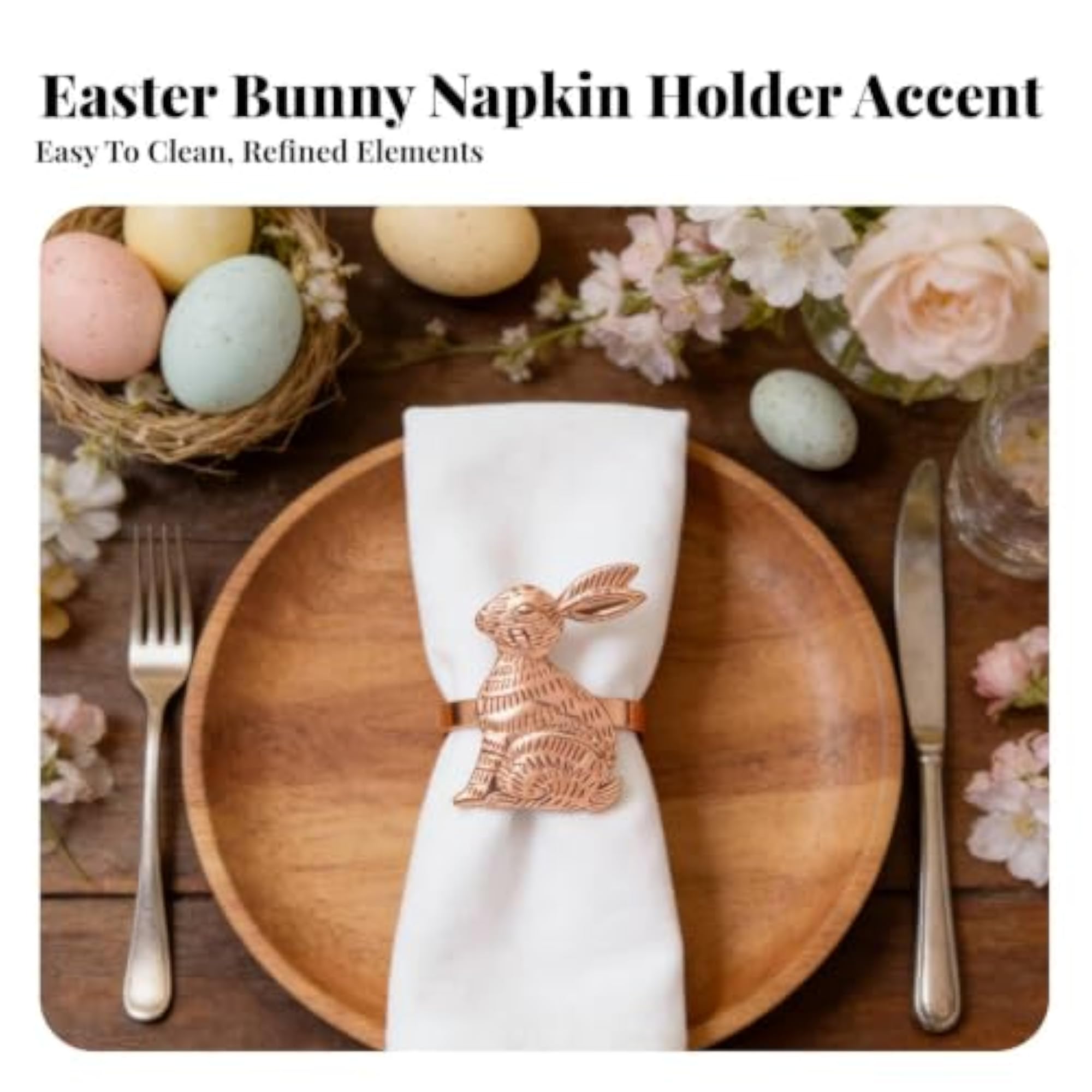 Easter Hare Napkin Holder, Festive Table Decor Gift