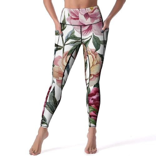 Legging de yoga anti-glissement taille haute pour gym
