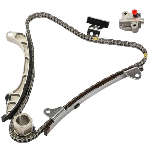 6PCS Engine Timing Chain Kit for Toyota Camry, Highlander, Sienna, Venza, Rav4, Lexus ES300, Lexus NX300H, Scion TC, [L4 2.5L 2.7L] Replace 13506-0V010 13540-0V030 13566-36011
