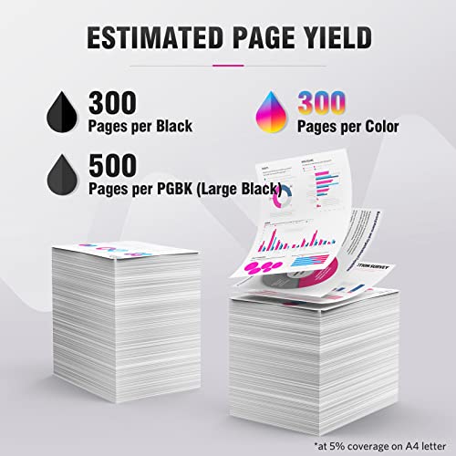 Allwork Pgi270Xl Cli271Xl Compatible Ink Cartridges Replacement For Canon 270 271 Pgi-270Xl Cli-271Xl Works With Canon Pixma Ts6020 9020 5020 8020 Mg7720 6821 5720 6820 5722 6800 5700 6822 5(Kkcmy) #TOP3