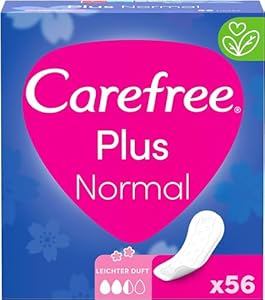 Carefree Plus Normal Slipeinlagen Leichter Duft 56 Stück