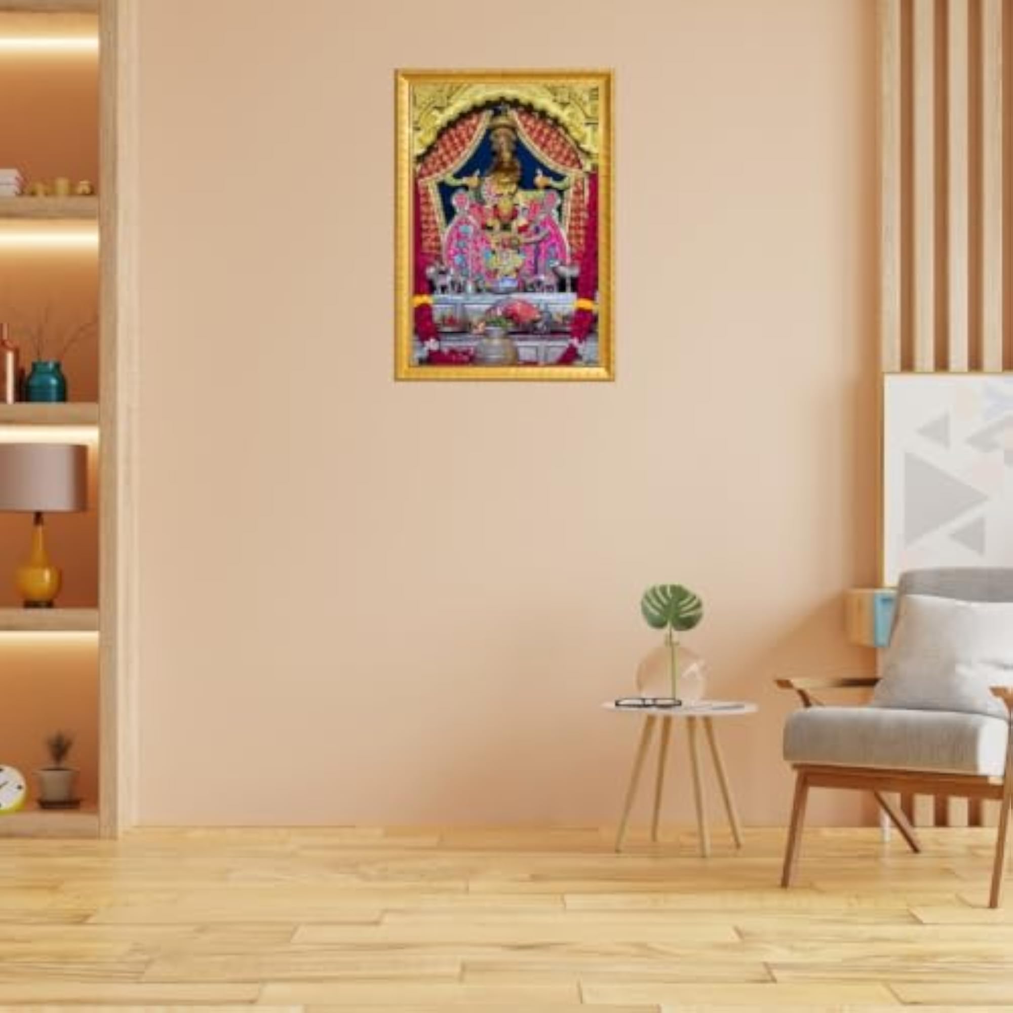 Sanwariya Seth Gold Photo Frame, A4 Size
