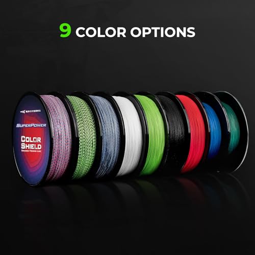 KastKing Superpower ColorShield Braided Fishing Line, Blue Smoke, 8LB, 500Yards, X4 by KastKing - Used condition - Image 5