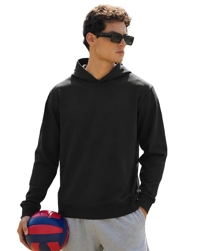 Image of SLEEPY NUTS Men Cotton Fleece Regular Fit Hooded Full Sleeve Sweatshirt