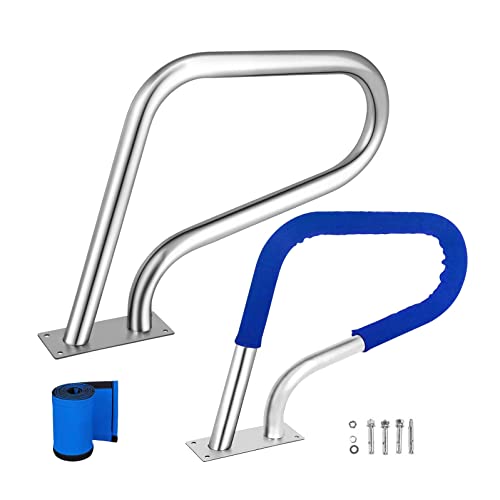 Barandilla de acero inoxidable para piscina, pack 2 miniatura 1