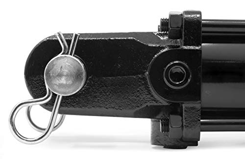 Image of WEN TR2008A 2500 PSI ASAE Tie Rod Hydraulic Cylinder with 2 in. Bore and 8 in. Stroke , Black