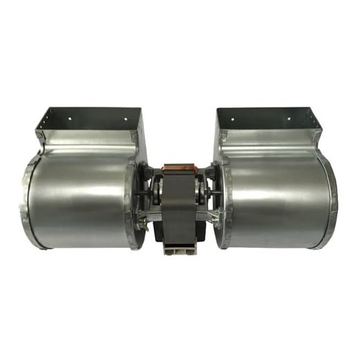 Ventilador centrífugo doble, de Emmevi, 133 W, para estufa de pellet Edilkamin modelo Iris, Prisma, Silcalor, Ecoforest