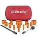 Bi-Metal Hole Saw Kit, 16-Piece 3/4 Inch To 3 Inch Heavy Duty Steel Corn Hole Drilling Cutter Set with Drill Bit Adapter & Extension for Cutting Wood, Plastic, Aluminum, Metal Stainless Steel(SILIVN)