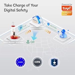 Smart Bird Feeder with Camera, Smart Hummingbird Feeder, AI Identify Cloud Storage, CCPA Data Protection, Unique Bee & Ant Proof Design, Google Login, Idea Gift for Family Friends (20 Ounces) Smart Bird Feeder with Camera Smart Hummingbird Feeder AI Identify Cloud Storage CCPA Data Protection Unique Bee Ant Proof Design Google Login Idea Gift for Family Friends 20 Ounces